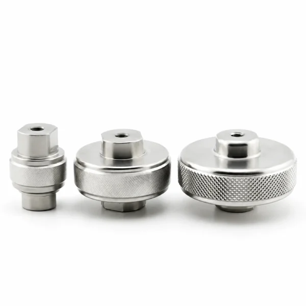 20# preparative HPLC inline filter components and frit options on white background